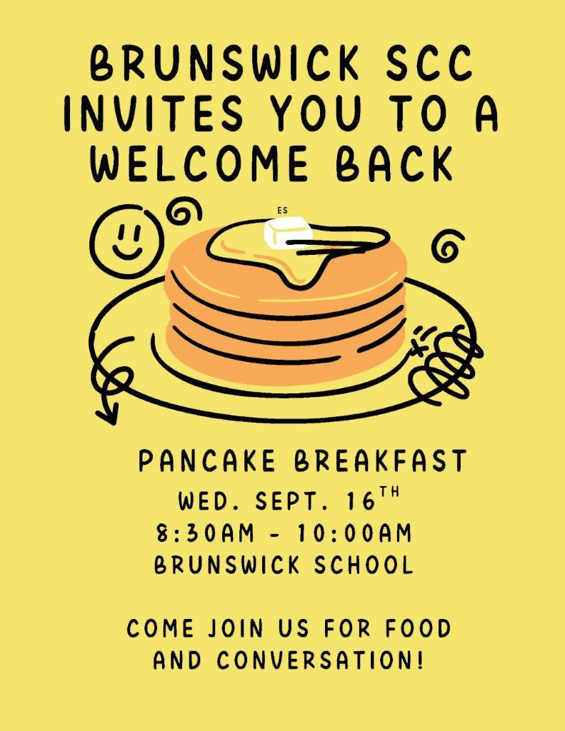 Invitation Welcome Back Pancake Breakfast